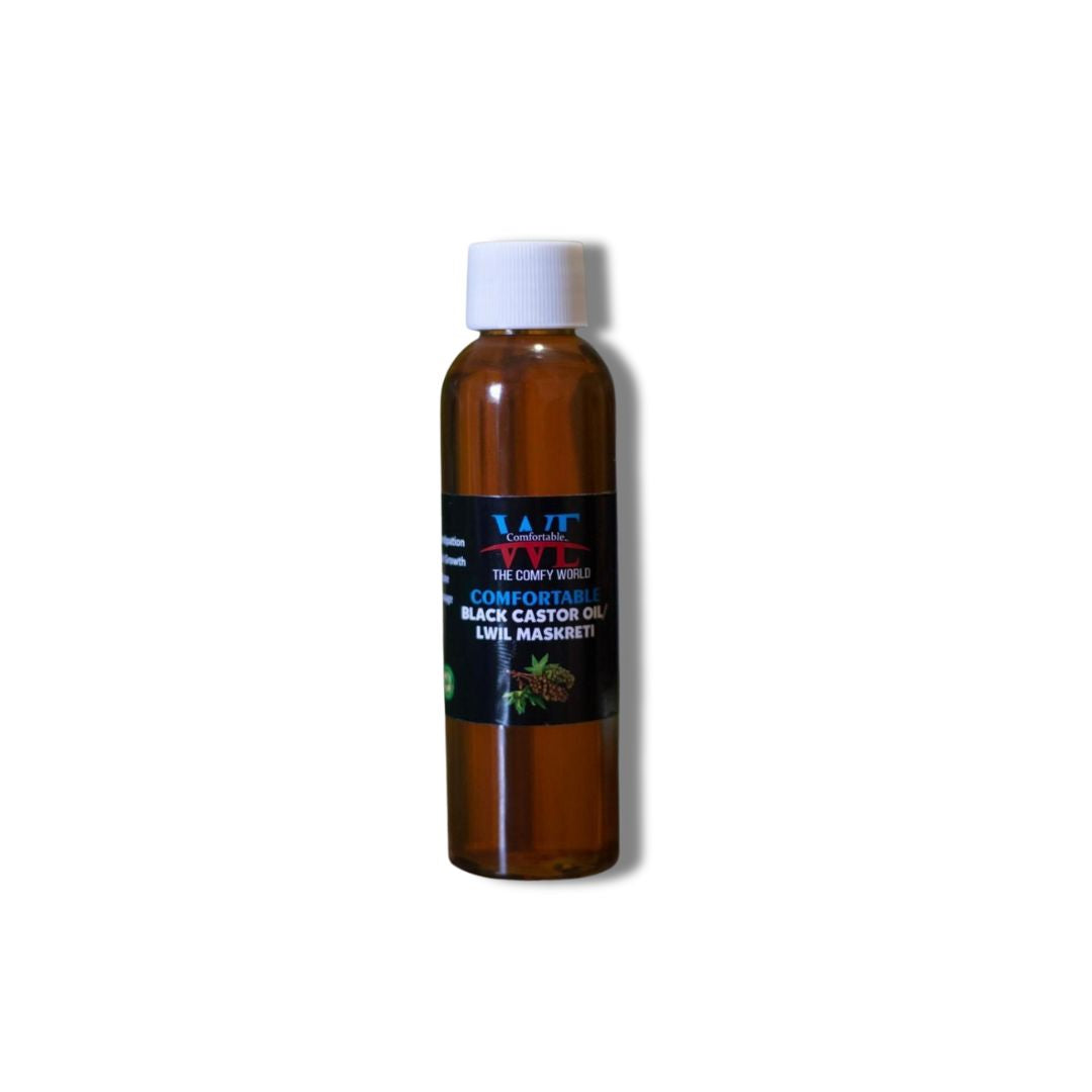 We comfortable-Black caster Oil | Lwil Maskreti